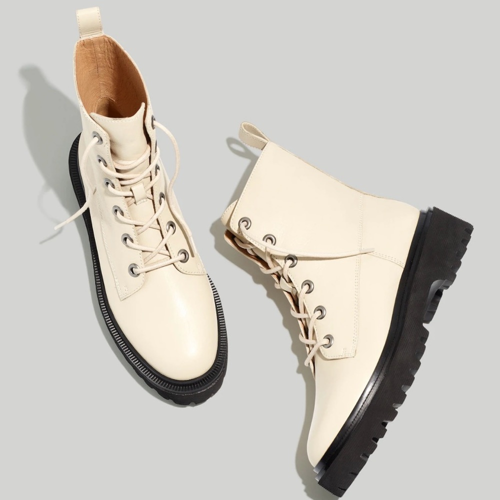 The Rayna Lace-Up Boot in Leather